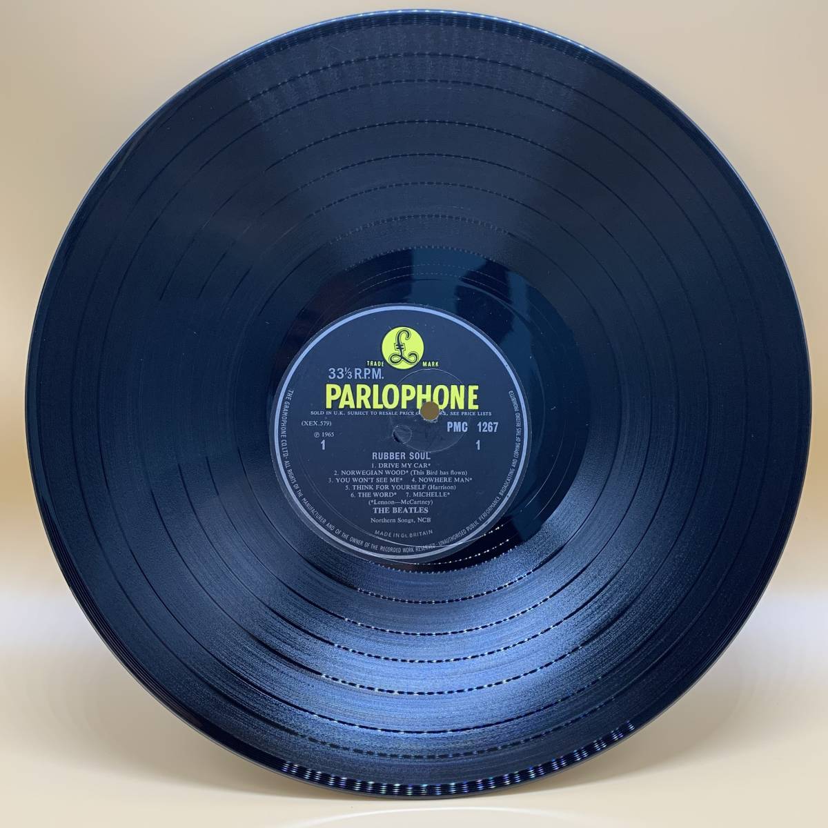Beatles Rubber The Soul - PMC 0 Vinyl ⁄ PMC1267 LP Parlophone UK