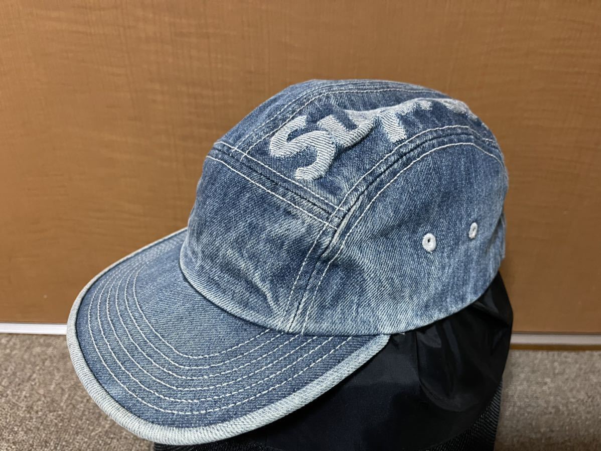 新品】Supreme Denim Camp Cap ロゴデニムキャンプキャップ（Supreme 
