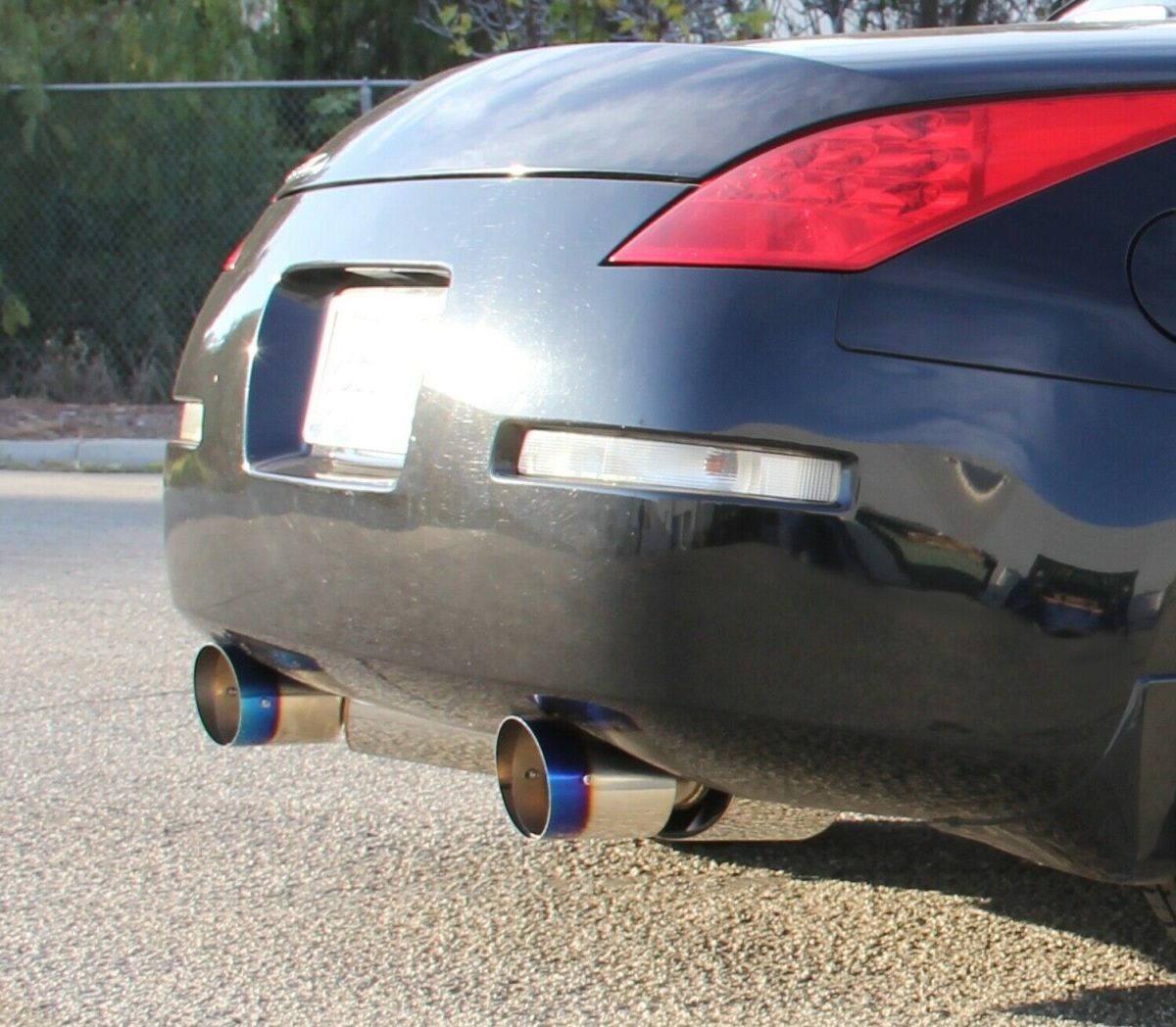 03-09y フェアレディ Z33 / 350Z デュアル マフラー 【カラー有