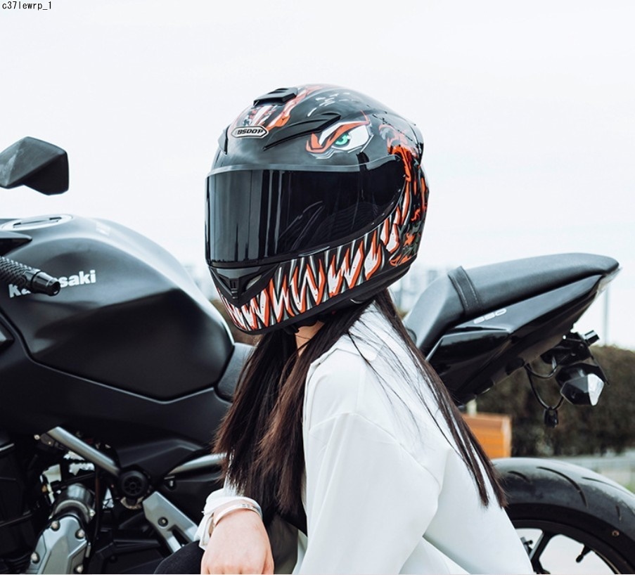 新品★最安値3色選択可　バイクヘルメット　シールド付き　フルフェース　サイズM~XL選択可　四季通用_4