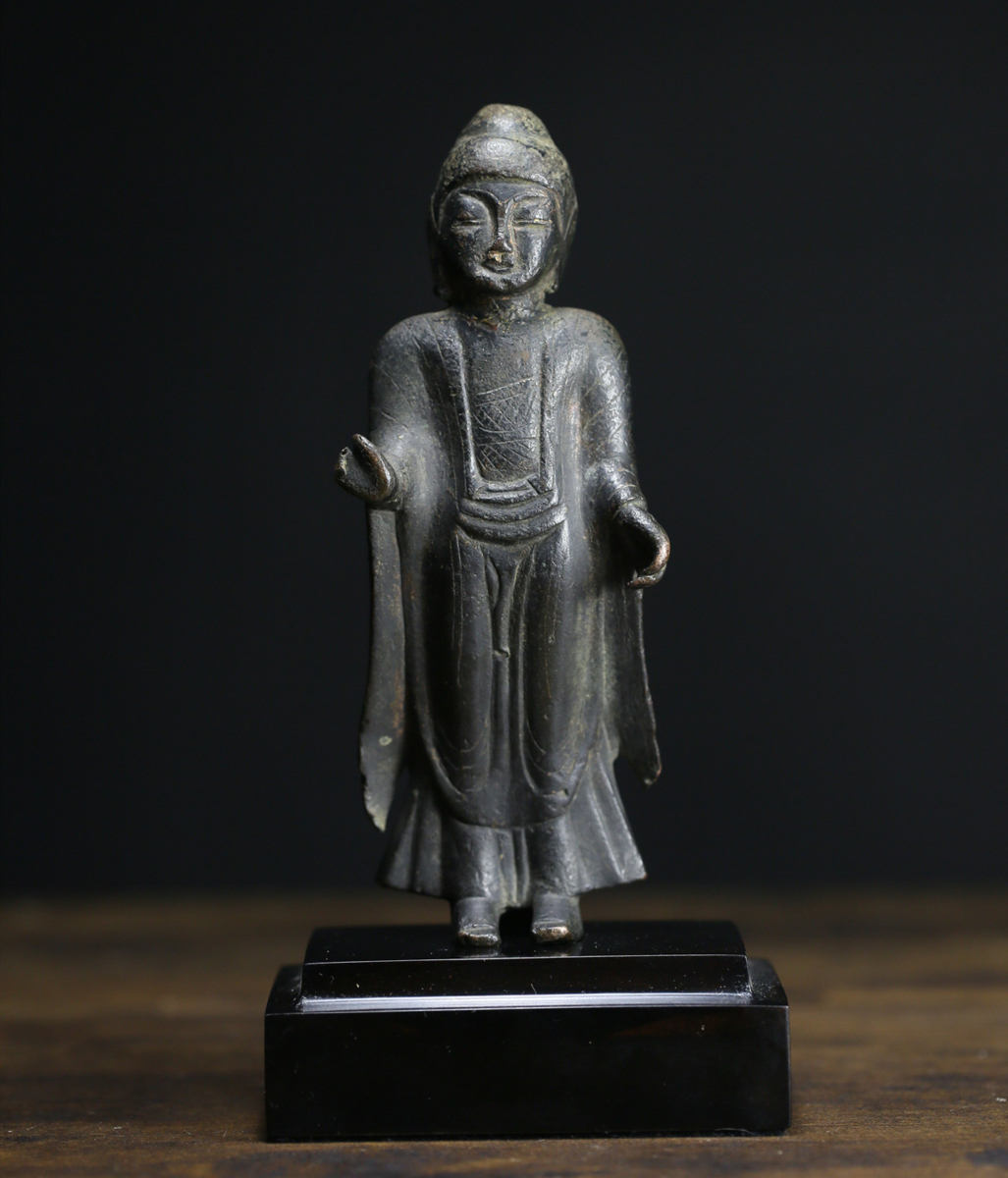 無盡蔵】李朝 仏像 新羅時代 金銅仏 鍍金仏 百済 希少 珍品 朝鮮 李朝 