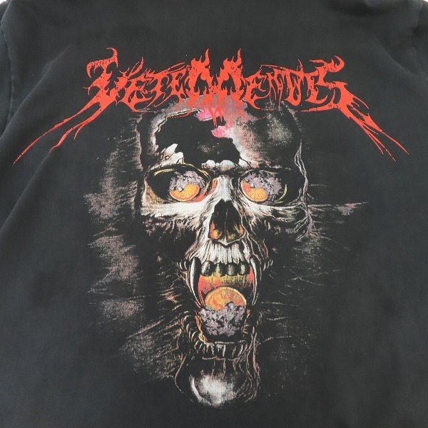 ヴェトモン ヘビーメタルTシャツ M オーバーサイズ ☆VETEMENTS/ヴェトモン 17SS OVERSIZED HEAVY METAL TSHIRT オーバー