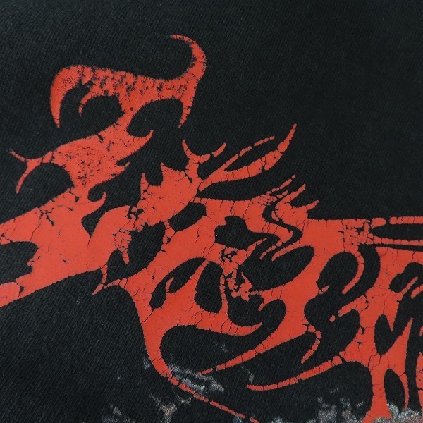 ヴェトモン ヘビーメタルTシャツ M オーバーサイズ ヴェトモン VETEMENTS OVERSIZED HEAVY METAL PRINT TEE MAH18TR34