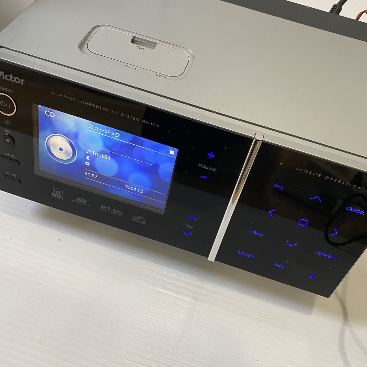 Victor ビクター コンポ NXーTC5 CD MD iPod USB 公式通販