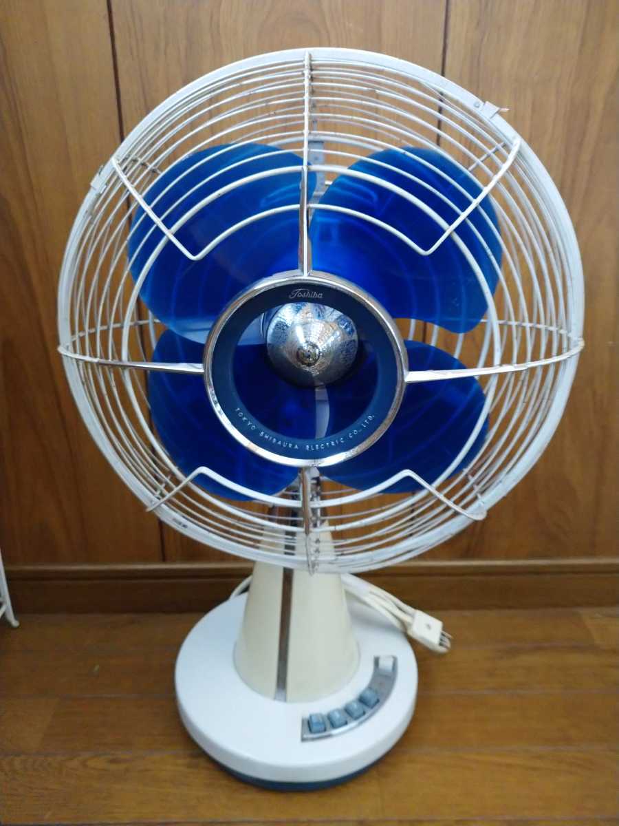 東芝扇風機 TOSHIBA 行灯 昭和レトロ 中古品 家電 ジャンク扱い(扇風機 