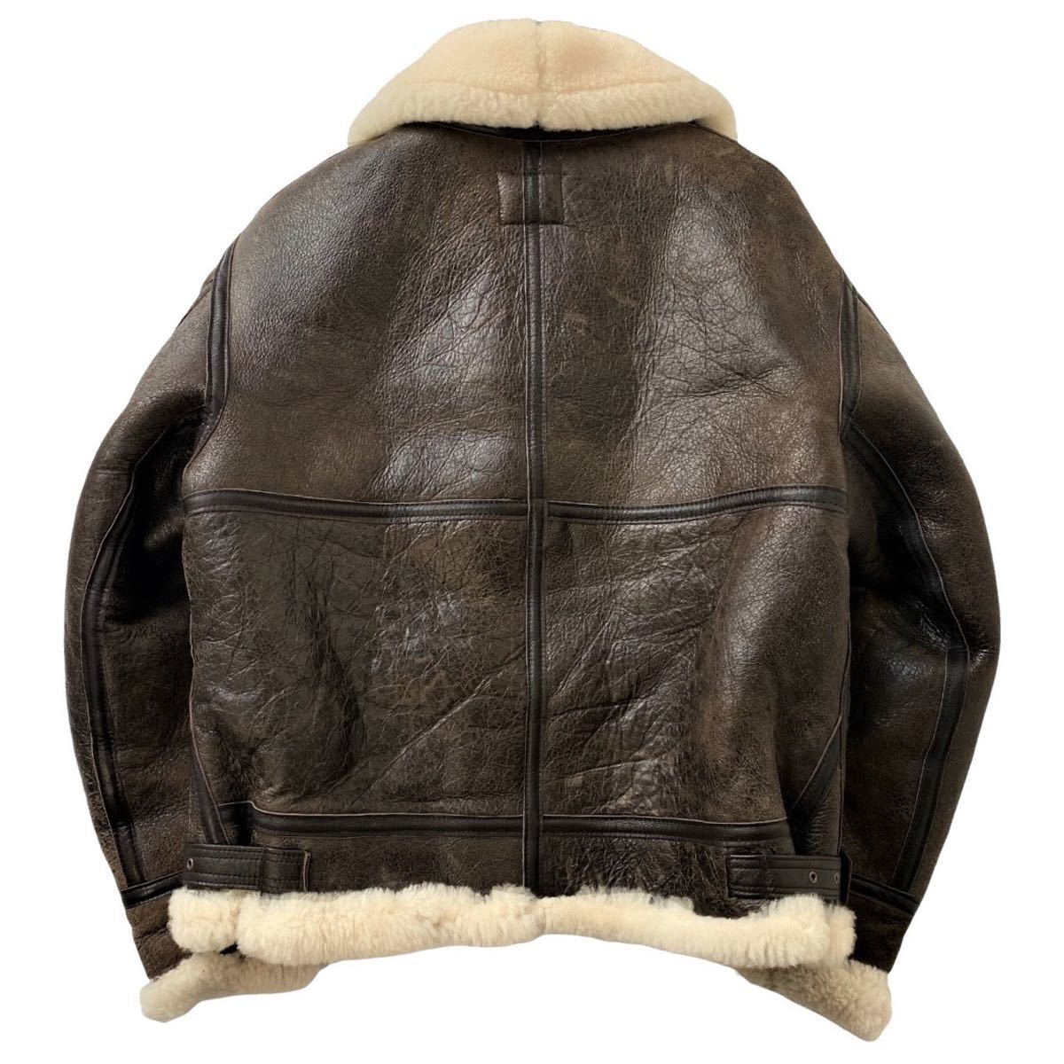 極美品 AVIREX B-3 レザージャケット BIG size 40