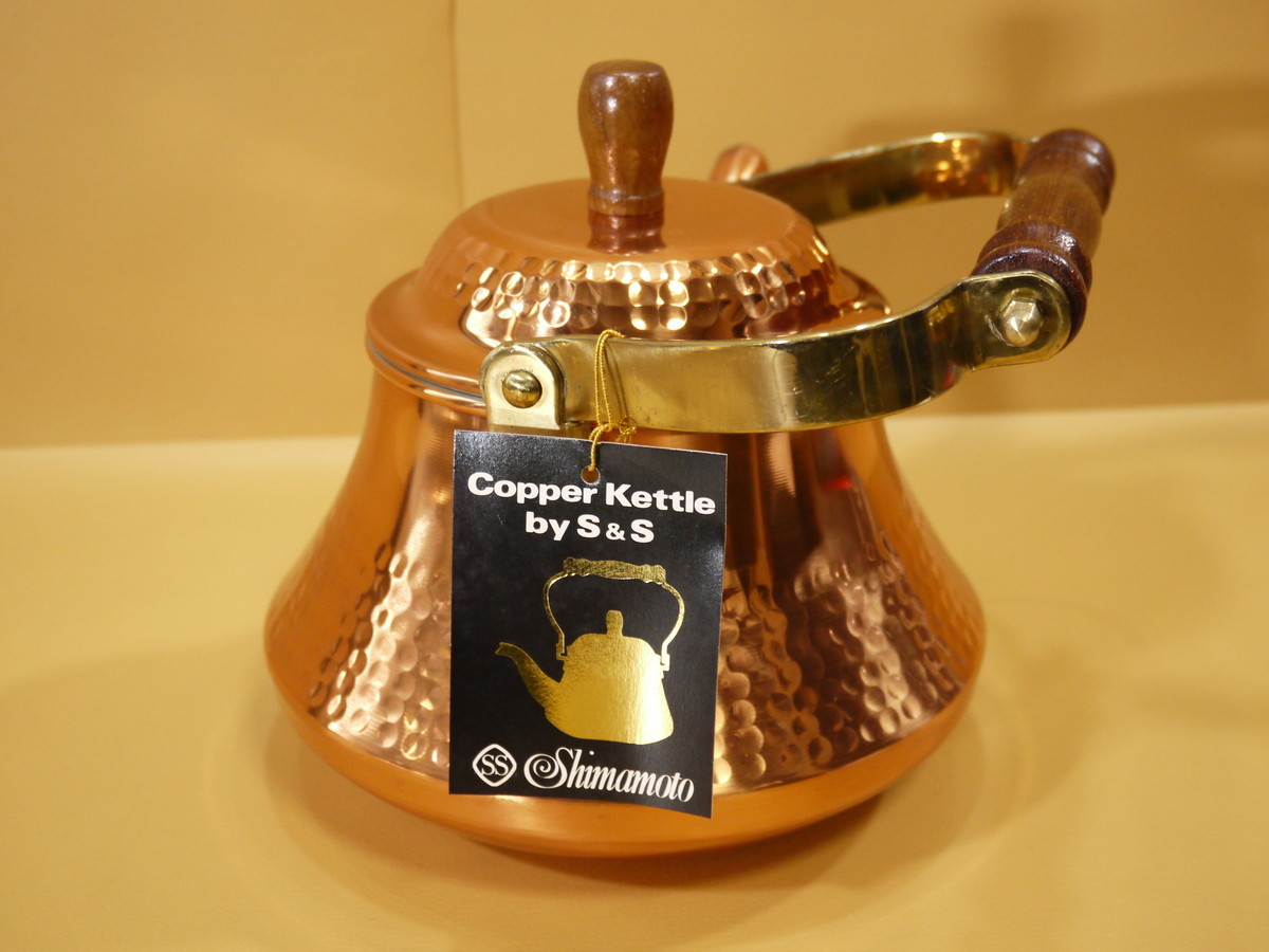 島本製作所 SS 銅 ケトル やかん 1.8L Copper 純銅ケトル 島本製作所製