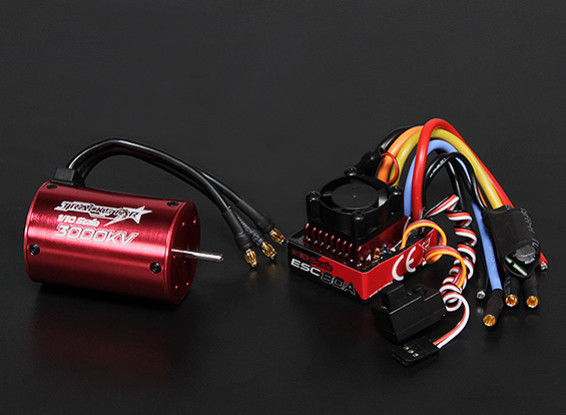 赤字超特価，最新作 Turnigy TrackStar防水 ブラシレス 3000KVモーター と 80Aアンプ(アンプ)｜売買されたオークション情報、yahooの商品情報をアーカイブ公開 - オークファン アンプ