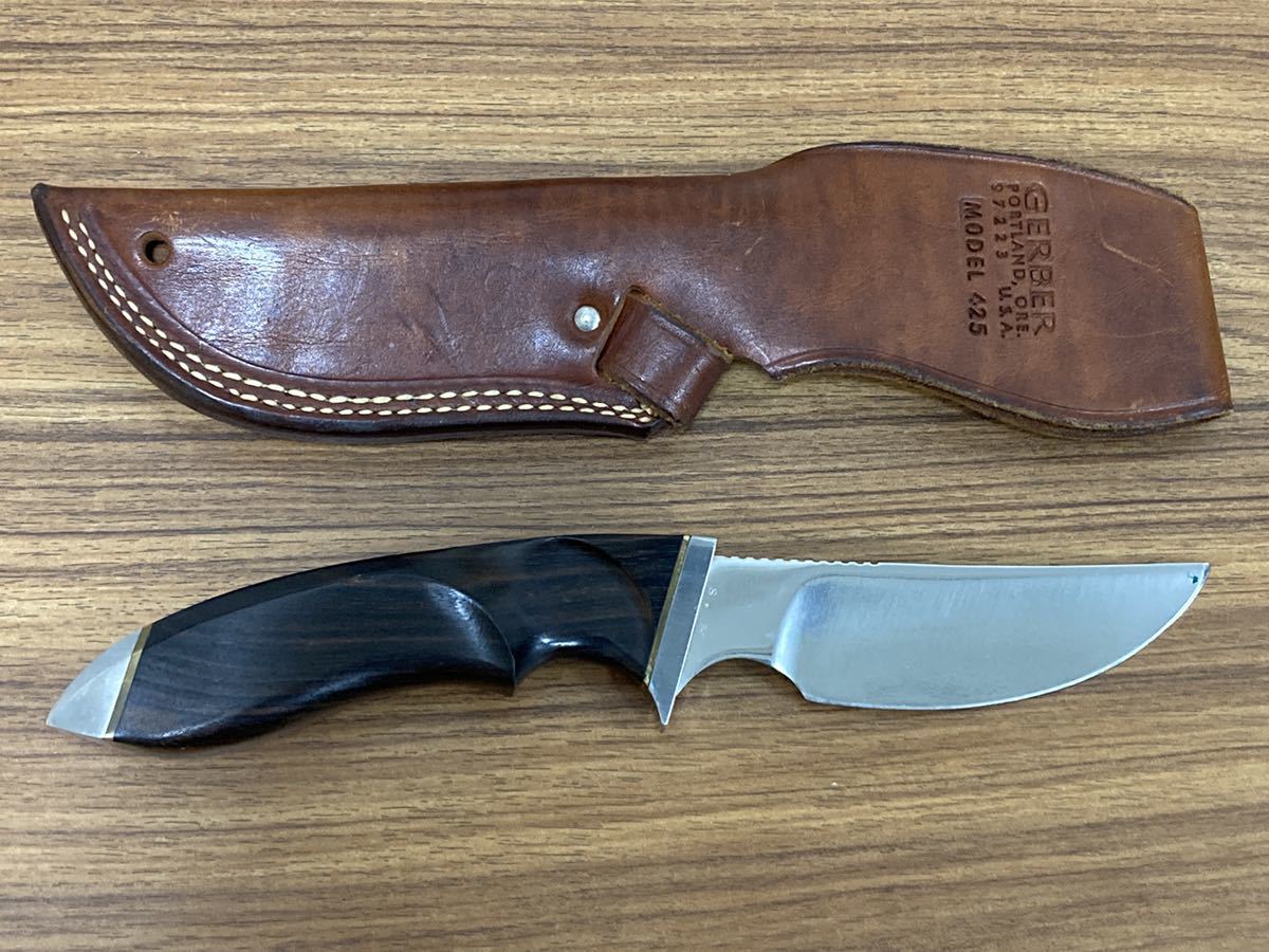 GERBER 1971-72年頃、1st Presentation 425、エボニーハンドル  