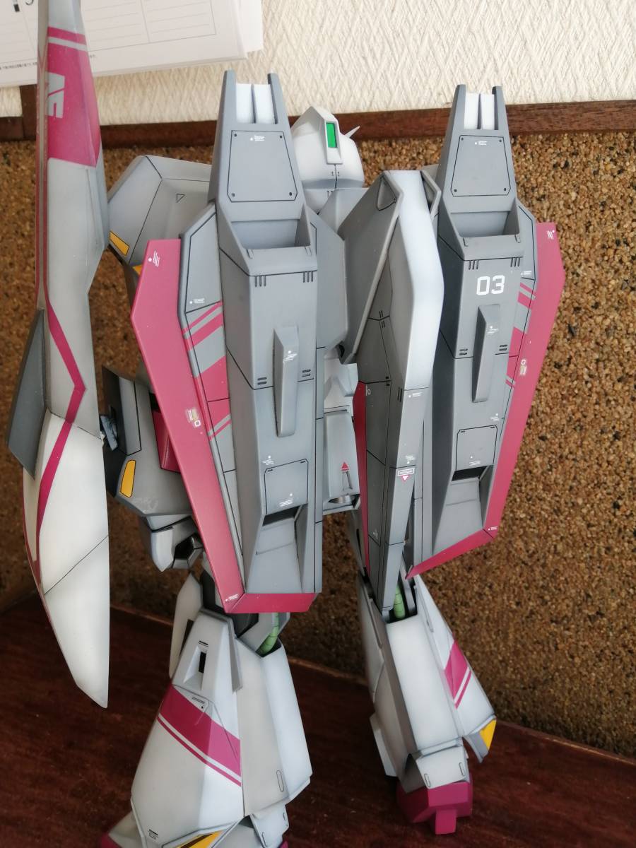 旧キット改造 1 60 ゼータガンダム３号機 アムロ搭乗機 ｚガンダム 完成品 売買されたオークション情報 Yahooの商品情報をアーカイブ公開 オークファン Aucfan Com