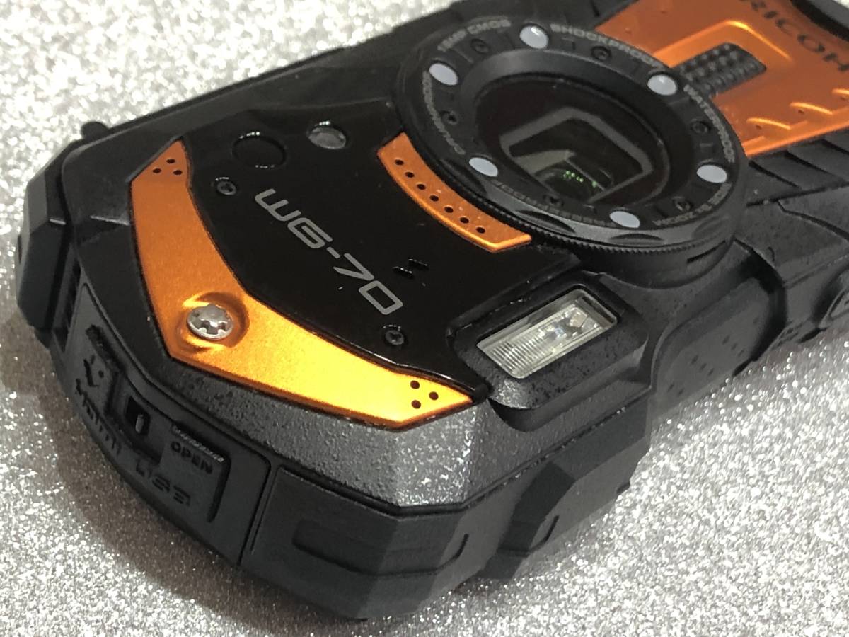 RICOH WG-70 オレンジ RICOH WG-70 オレンジ リコー本格防水デジタル