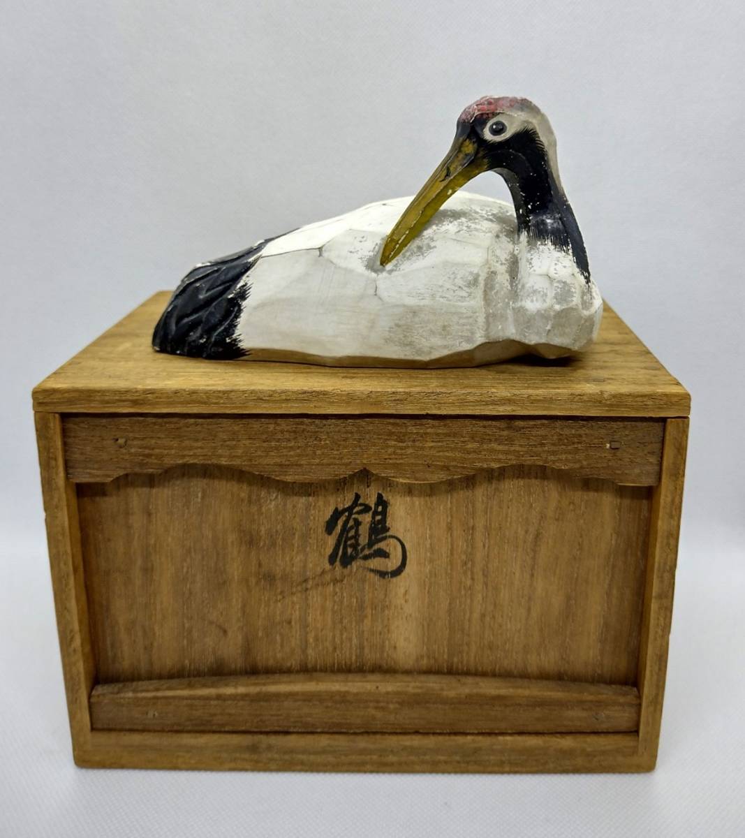 【即購入可】市川銕琅／鹿／奈良一刀彫／61歳の作／四十五ノ内／昭和37年／古美術 即購入可】市川銕琅／鹿／奈良一刀彫／61歳の作／四十五