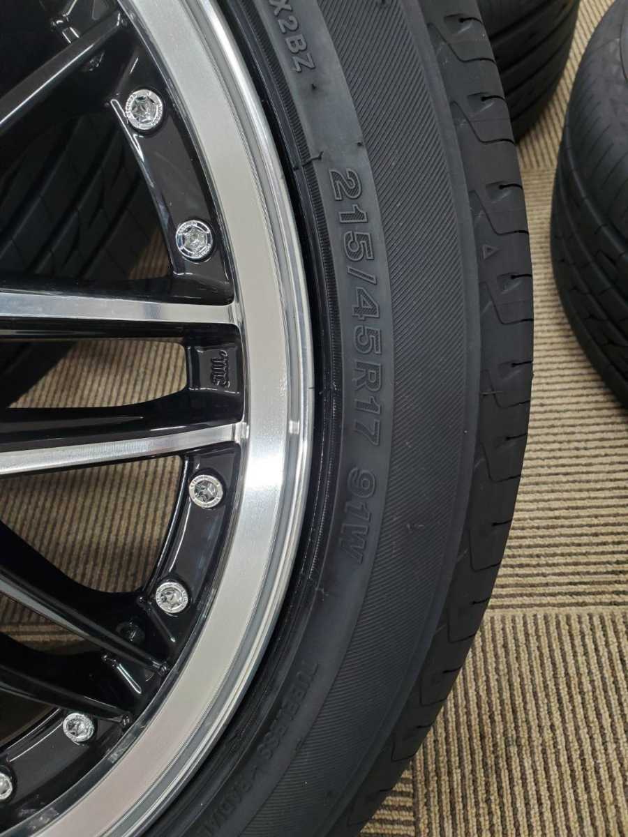 未使用タイヤ✕美品ホイルセット】REGNOレグノ GR-X2 215/45R17 