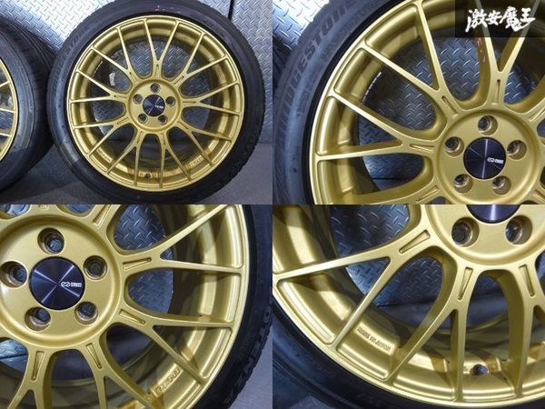 ○ENKEI PFM1 18インチ 7.5J +48 PCD100 5H 5穴 ハブ径約73mm