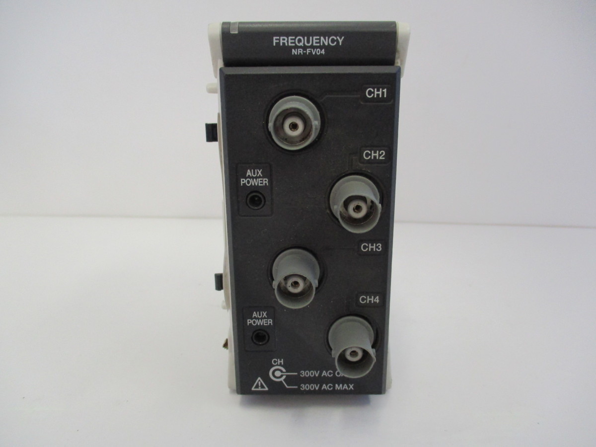 KEYENCE 美品キーエンス | データロガー NR-FV04パルス計測ユニット NR-FV04 パルス計測ユニット マルチ入力データ 回転数・パルス・周波数計測に最適なデータロガー ☆未使用に近い☆ キーエンス 4chパルス計測ユニット データ収集 パルス計測 計測器ラボ 高価買取り