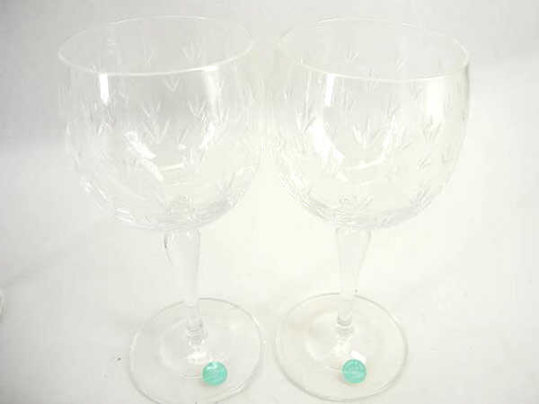 【人気，HOT】 箱付 TIFFANY&Co. ティファニー ワイングラス ペア 2点セット(ティファニー)｜売買されたオークション情報、yahooの商品情報をアーカイブ公開 - オークファン ティファニー