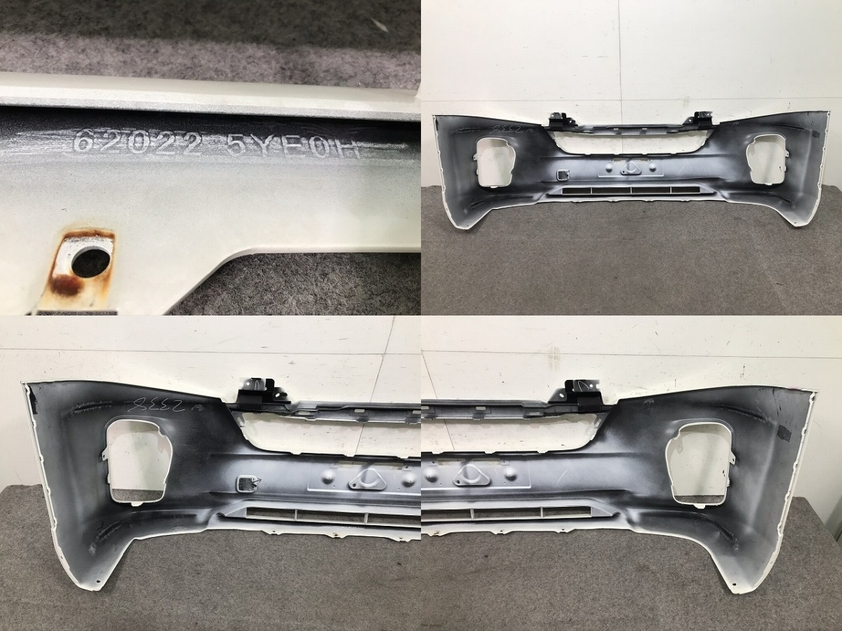 キャラバン NV350 標準 E26 純正 後期 フロントバンパー 62022 5YE0H ブリリアントホワイトパール カラーNo.QAB 日産(106752) キャラバン E26 NV350 フロント バンパー 0