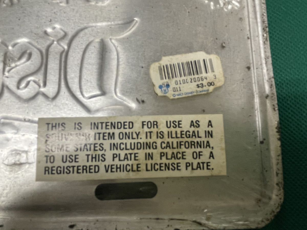 激レア ディズニーナンバープレート その他 売買されたオークション情報 Yahooの商品情報をアーカイブ公開 オークファン Aucfan Com