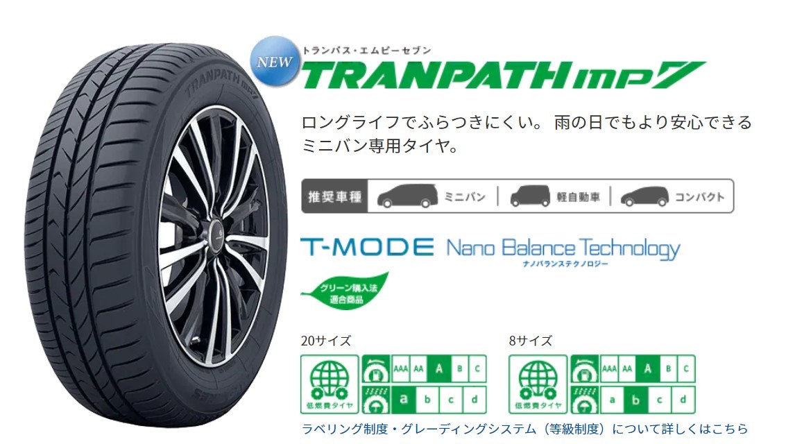 激安特価】205/60R16 1本～ TOYO TIRES TRANPATH MP7 トランパス ノア