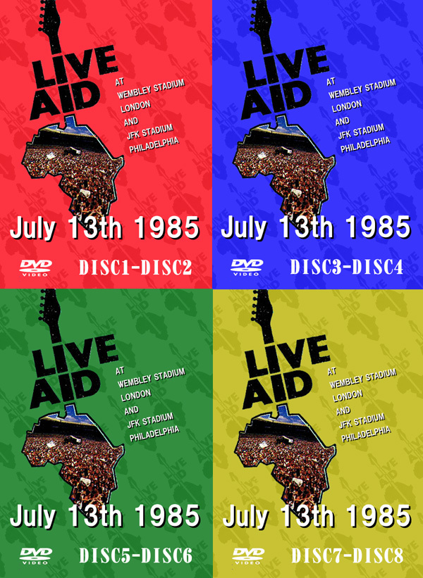 送込！LIVE AID JULY 13TH 1985 8DVD