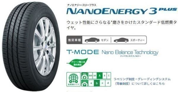 在庫OK 2022年製 トーヨー ナノエナジー3 PLUS TOYO NANOENERGY 3PLUS 