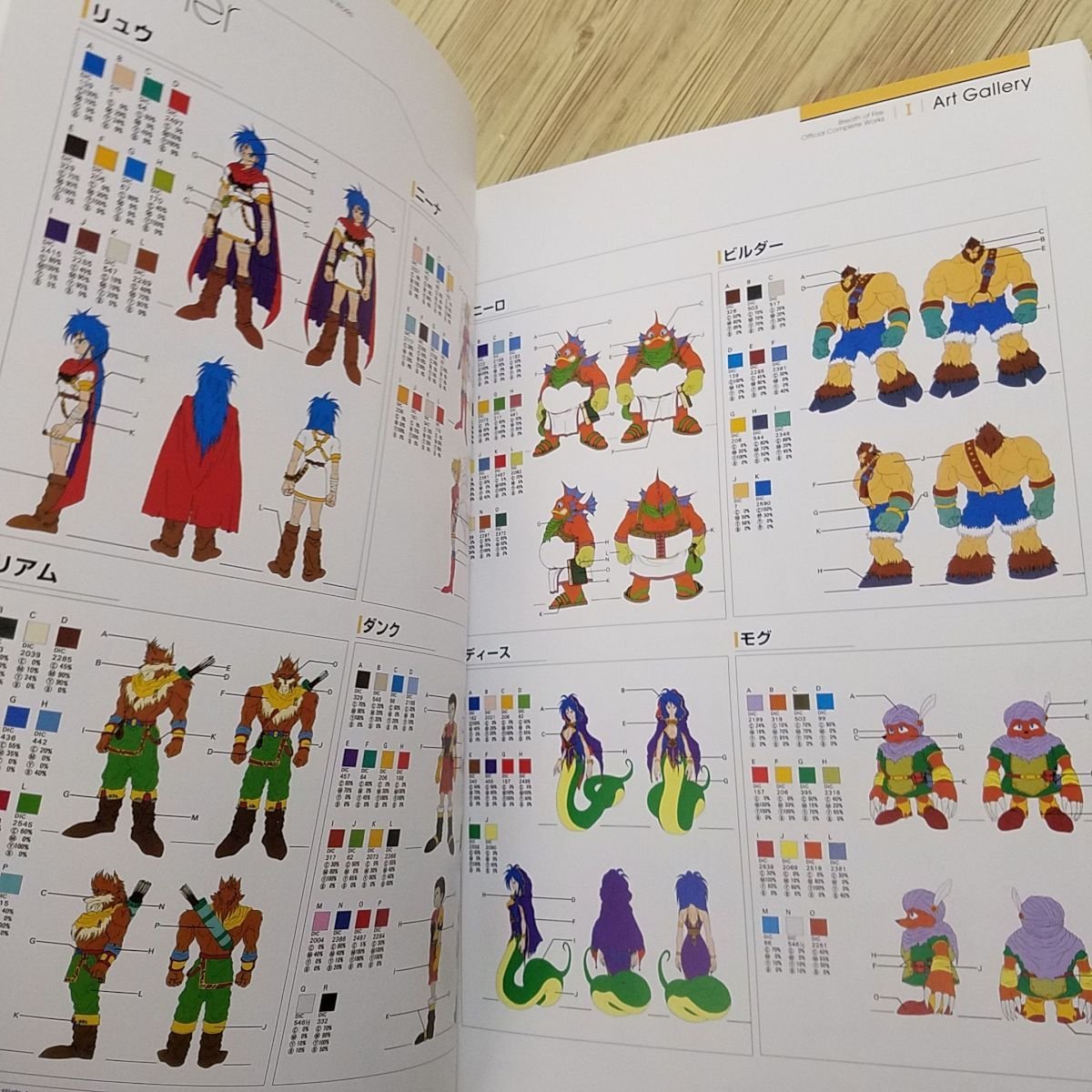 ゲーム関連[ブレス オブ ファイア オフィシャルコンプリートワークス 