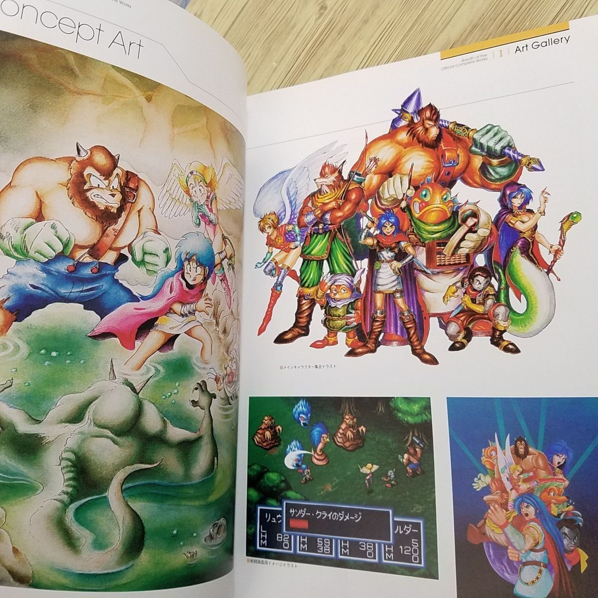 ゲーム関連[ブレス オブ ファイア オフィシャルコンプリートワークス 