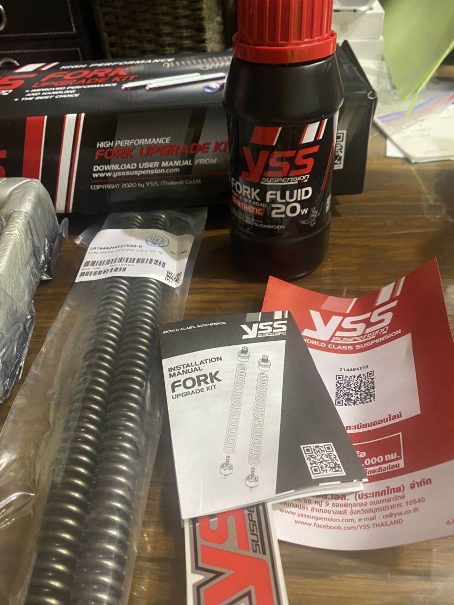 スーパーカブ c125 YSS フォークアップグレードキット(フロント)｜売買 