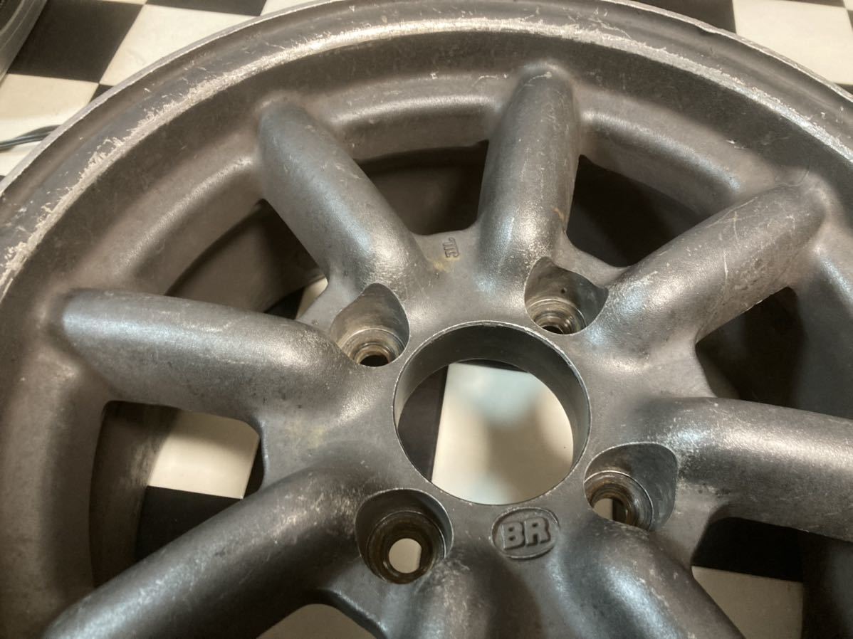 ☆処分特価！AE86用！ブラックレーシングホイール14インチ4穴 6.5J 
