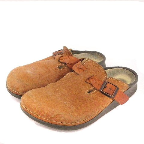 フットプリンツ FOOTPRINTS BIRKENSTOCK サボサンダル レザー 型押し