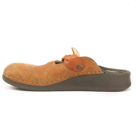 フットプリンツ FOOTPRINTS BIRKENSTOCK サボサンダル レザー 型押し