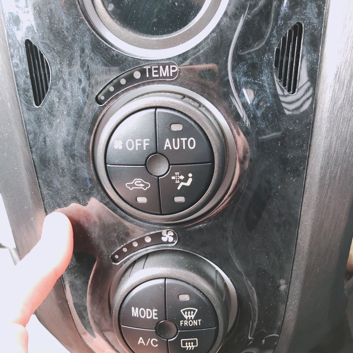 ヴィッツ インテリア パネル セカンドステージ カバー second stage NCP91 NCP90 90ヴィッツ vitz 黒木目 | インテリアパネル セカンドステージ キー スマートキーカバー トヨタ純正