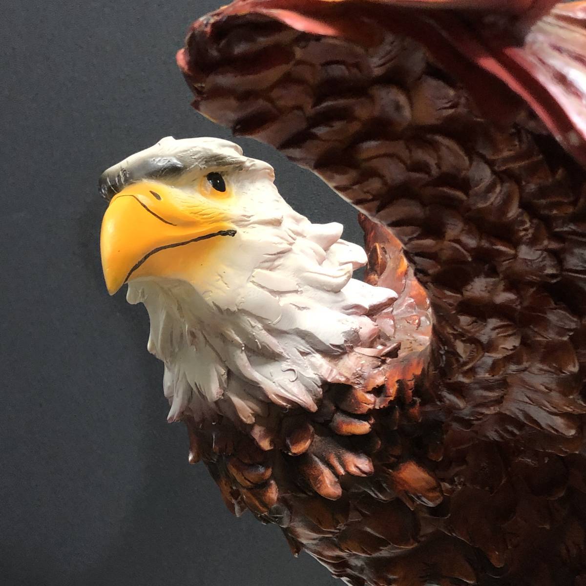貴重！アメリカヴィンテージ　カリフォルニア西海岸イーグル鷹の置物アンティーク 鷹 イーグル 鷲 | 置物 おきもの 鷹の置物 OBOROZUKI イーグル