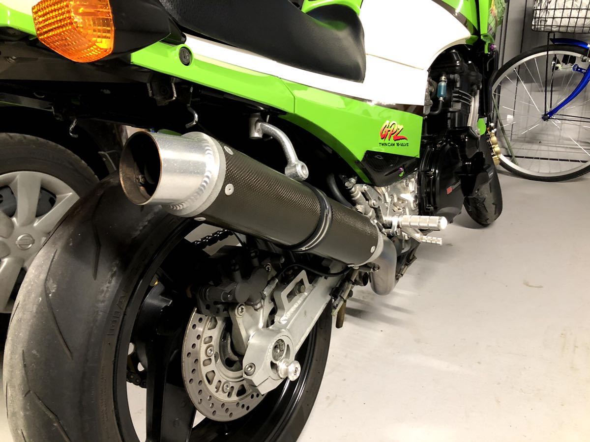 GPZ900R ナイトロレーシング チタンフルエキ(マフラー本体（社外 