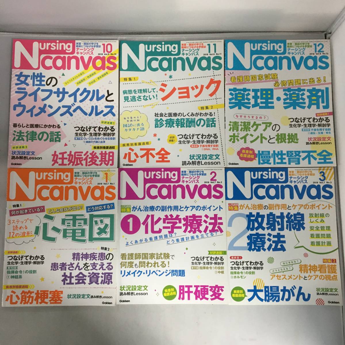 ○Nursing Canvas 2018～2021年 36冊セット ナーシング