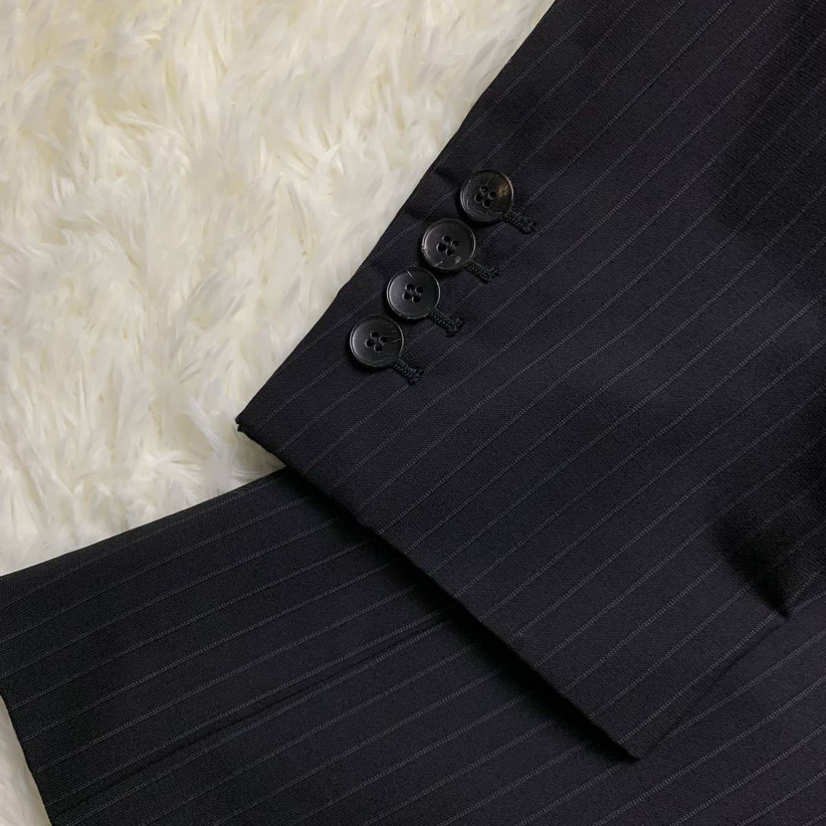 グッチ『至高の逸品』GUCCI スーツ セットアップ 50 XL位 裏地 