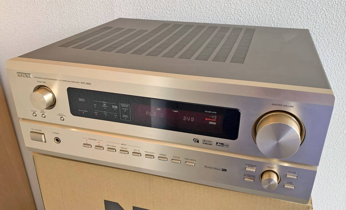 未使用品】DENON AVサラウンドアンAVC-2850-N（ゴールド） AVC-X2850H