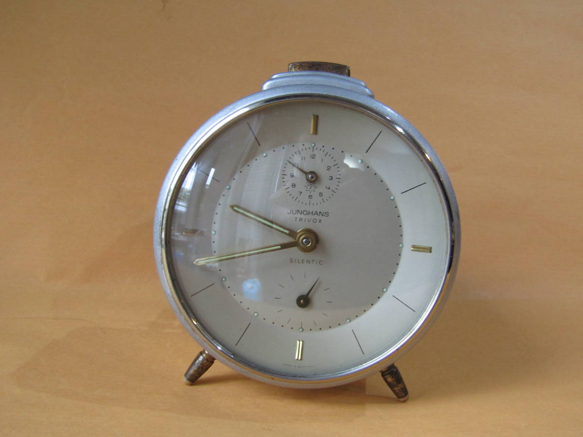 ユンハンス 目覚まし時計 JUNGHANS ゼンマイ式 手巻き Junghans