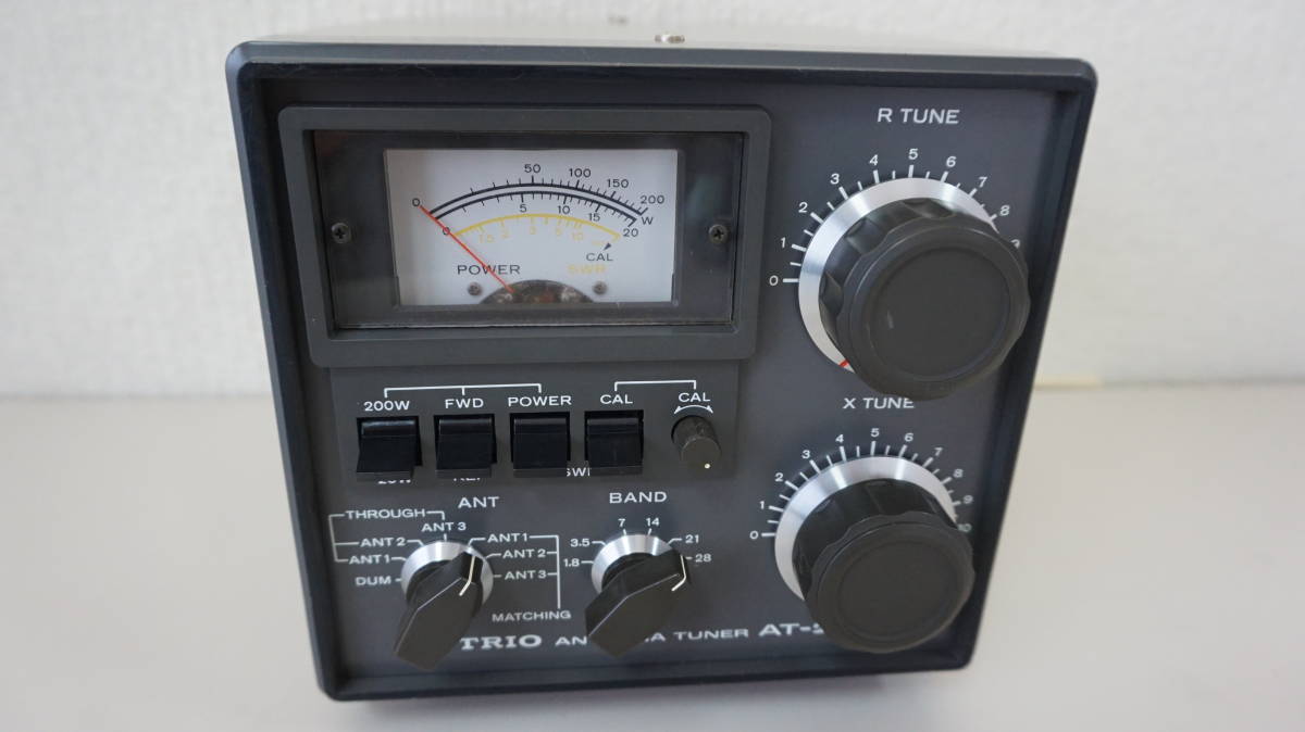 TRIO (kenwood)antenna tuner HF用アンテナチューナー AT-200