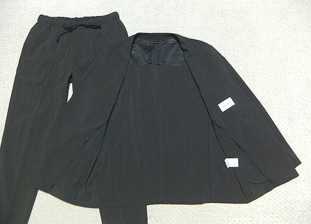 ADAM ET ジャケット ノーカラージャケット &frasl; レディース ROPE'（アダムエロペ） メンズ セットアップ対応 オム) ロペ エ HOMME(アダム ROPÉ ROPE'（アダムエロペ）の「ノーカラー （ブラック（01））