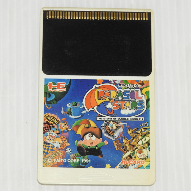 起動確認済み PCエンジン Huカード ソフト パラソルスター PARASOL 