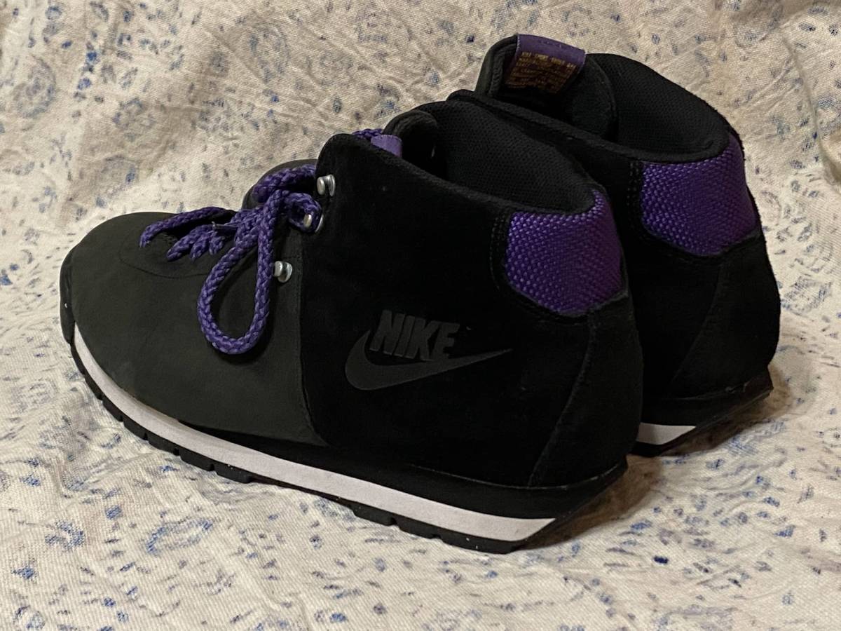 スニーカー ナイキ 中古 美品 30cm US12 NIKE AIR MAGMA 2.4 マグマ 黒 