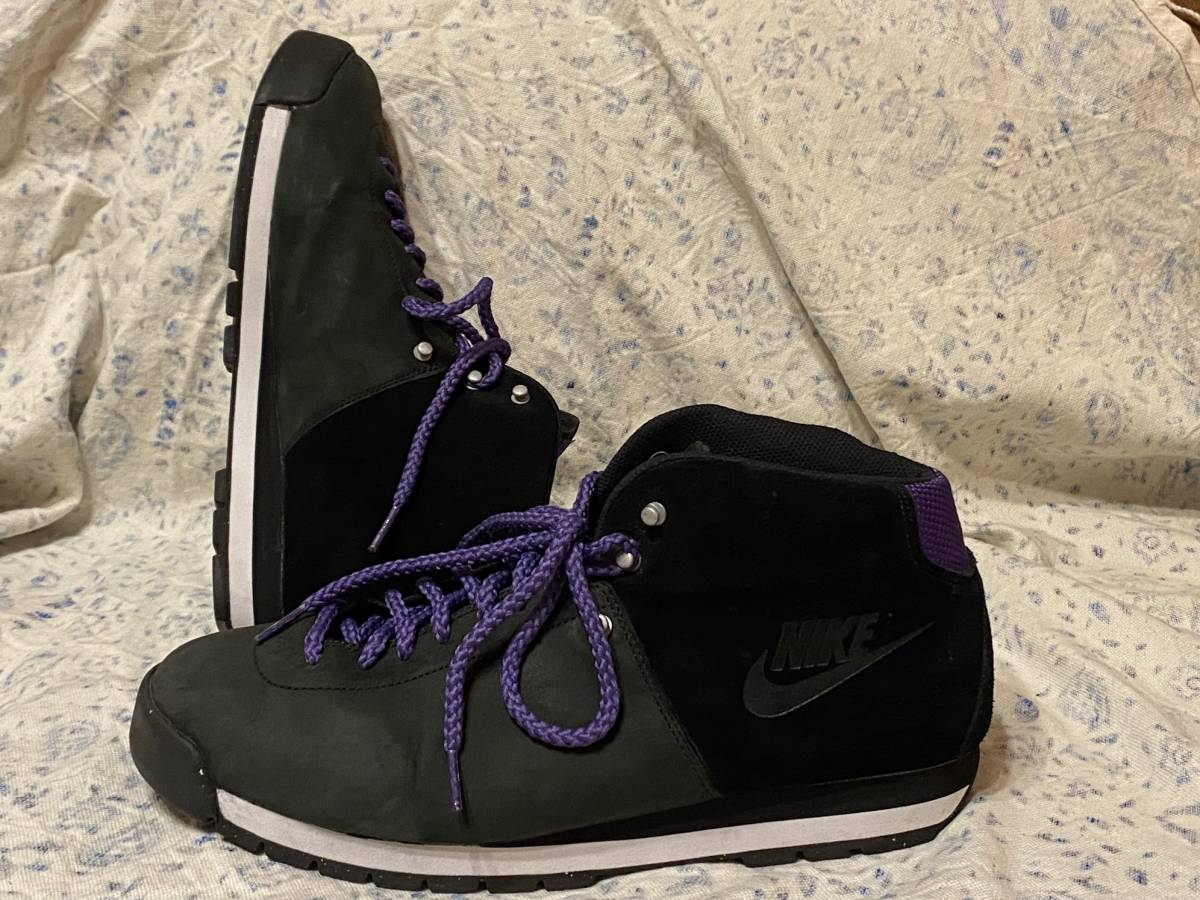 スニーカー ナイキ 中古 美品 30cm US12 NIKE AIR MAGMA 2.4 マグマ 黒 
