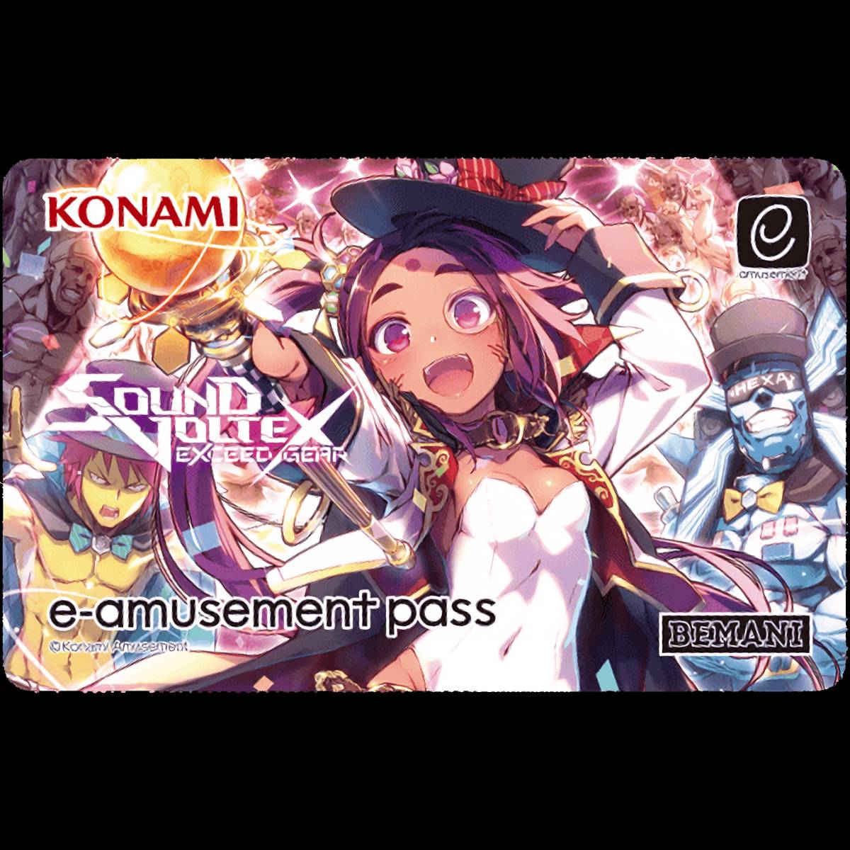新品未使用□非売品□SOUND VOLTEX e-amusement pass VVelcome