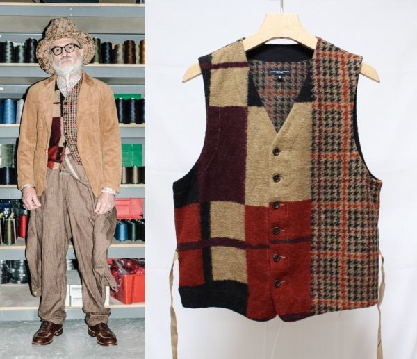 【100%新品，最新作】 18AW Engineered Garments エンジニアードガーメンツ Knit Vest Gun Club Multi Check Knit ニット ベスト S(ベスト)｜売買されたオークション情報、yahooの商品情報をアーカイブ公開 - オークファン ベスト