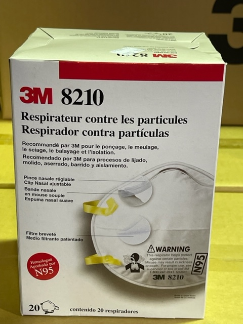 送料無料，安い 3M スリーエム 防護マスク 使い捨てマスク 8210 N95 20枚入り 8箱セット ⑩(工具、DIY用品)｜売買されたオークション情報、yahooの商品情報をアーカイブ公開 - オークファン その他