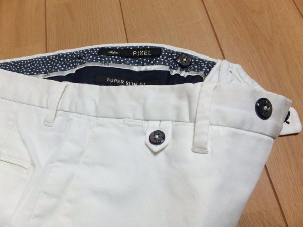 未使用 BRUNELLO CUCINELLI チノパン オフホワイト ブルネロ クチネリ 
