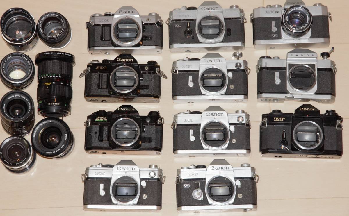 CANON AE-1/AE-1P/FX/FTb etc ほかレンズ各種 ○ジャンク品 【公式通販】