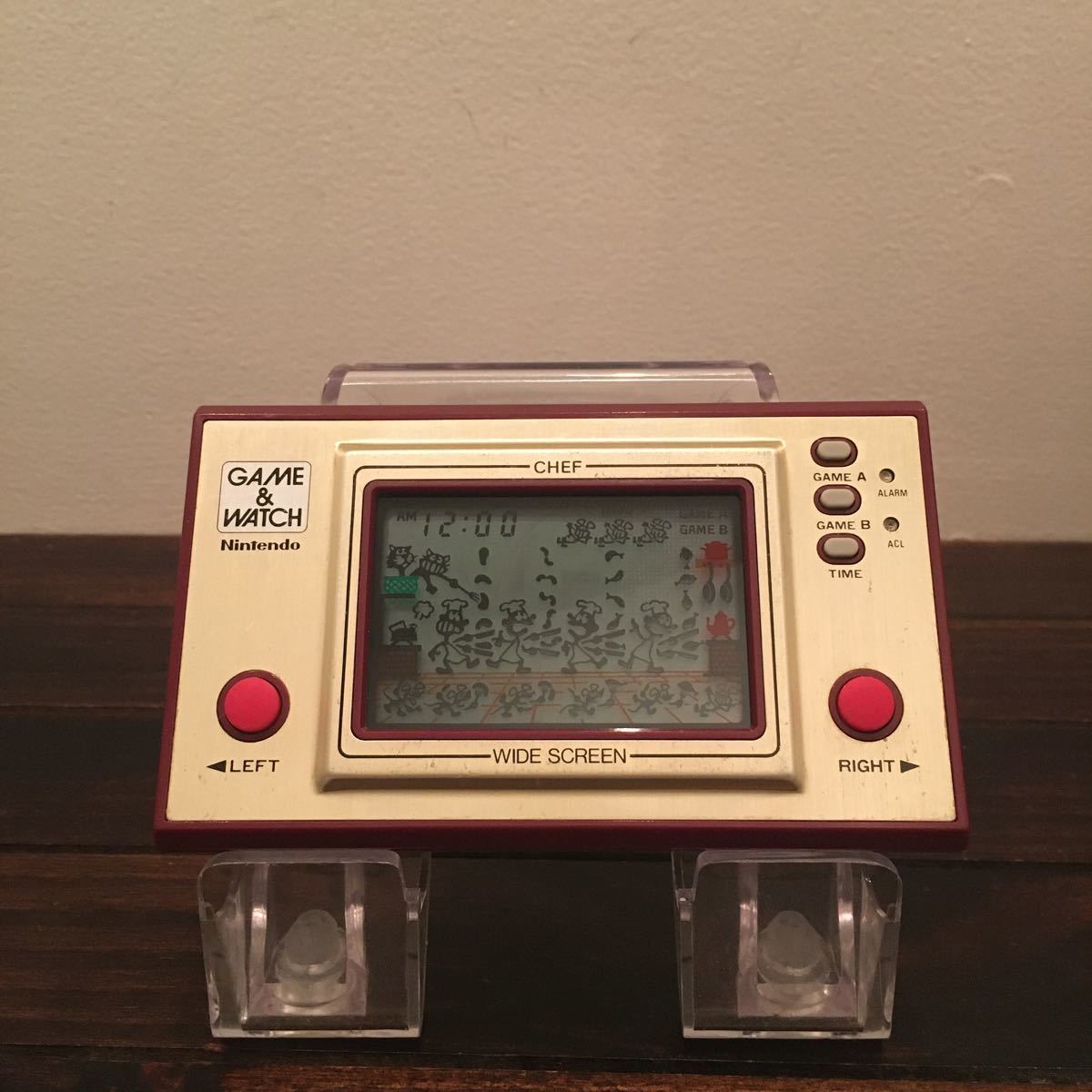 送料無料，最新作 ゲームウォッチ シェフ ※超美品 任天堂 GAME&WATCH