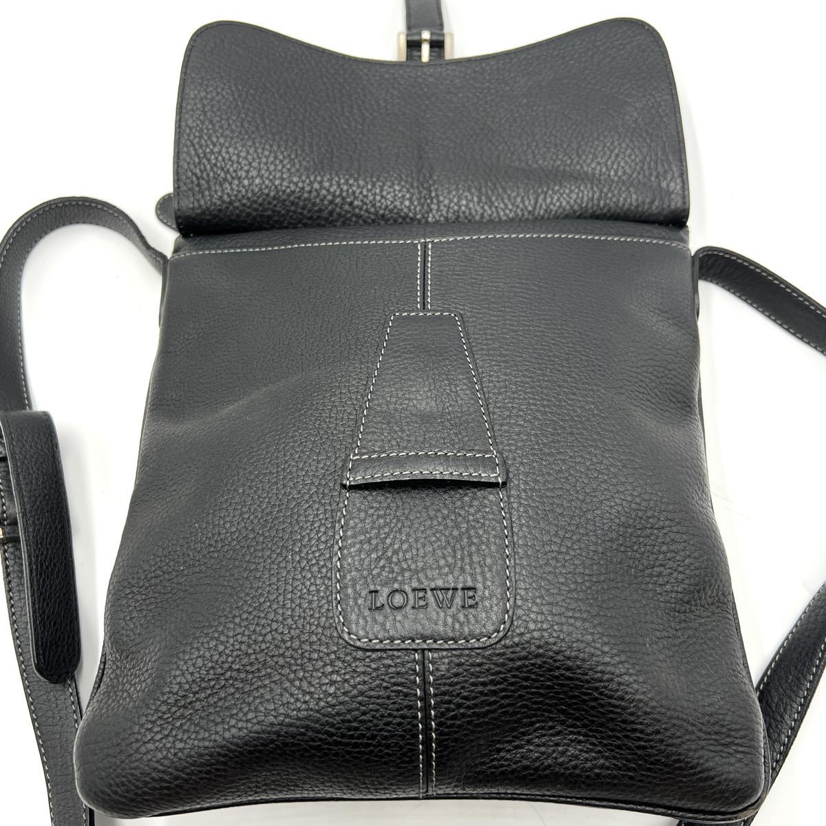 未使用級/廃盤】LOEWE ロエベ ショルダーバッグ サコッシュ ヘリテージ 